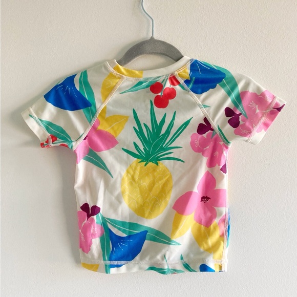 Tea Collection toddlers swim top modern tropical floral spring 2T - Picture 2 of 4